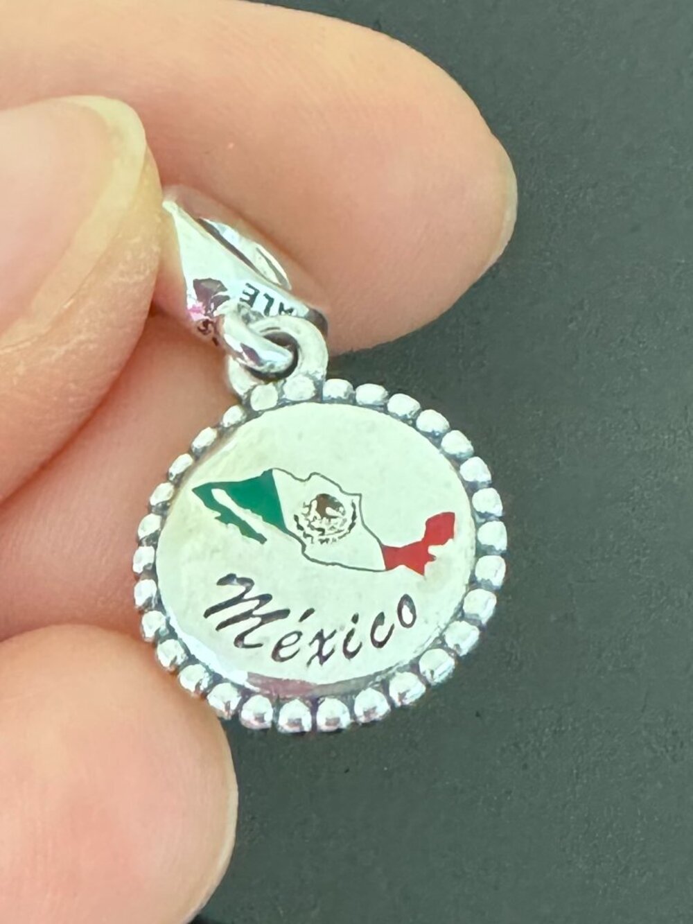 Pandora  Mexico Flag  Exclusive Charm